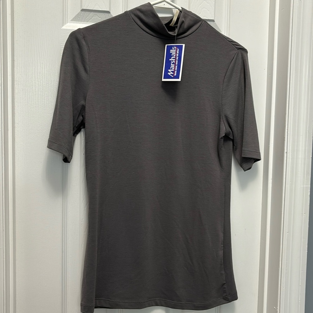 Brand new mock tee